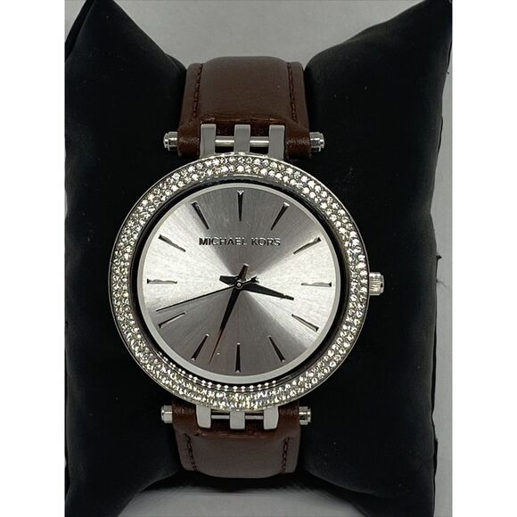 Michael Kors Darci MK3190 Women's Brown Leather Analog Dial Quartz Watch JK111 - Picture 3 of 12
